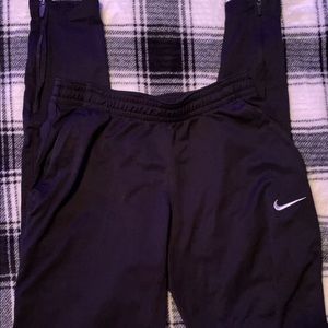 Nike zip joggers